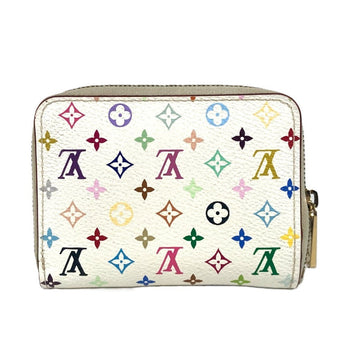 Louis Vuitton Coin Case M93741 Monogram Multicolor Canvas White Monogram Multicolor Zippy Coin