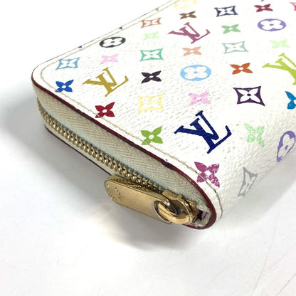 Louis Vuitton Coin Case M93741 Monogram Multicolor Canvas White Monogram Multicolor Zippy Coin