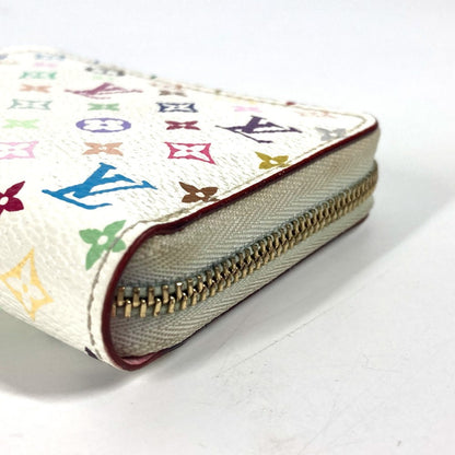 Louis Vuitton Coin Case M93741 Monogram Multicolor Canvas White Monogram Multicolor Zippy Coin