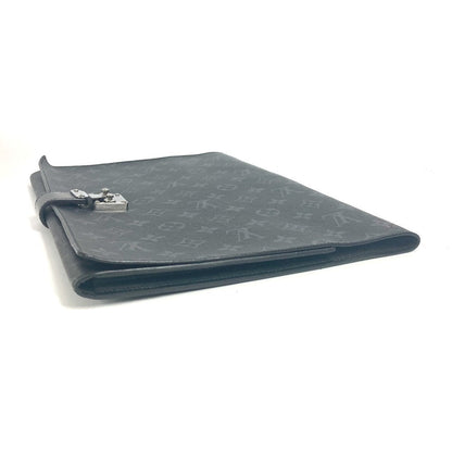 Louis Vuitton Clutch Bag Gi0273 Monogram Eclipse Canvas Black Monogram Eclipse Portodocument Frank