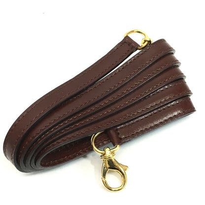 Salvatore Ferragamo Shoulder Bag Leather Brown Gancini Pochette Women