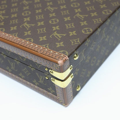 Louis Vuitton Trunk M53012 Monogram Canvas Brown Attache Case Monogram President Mens