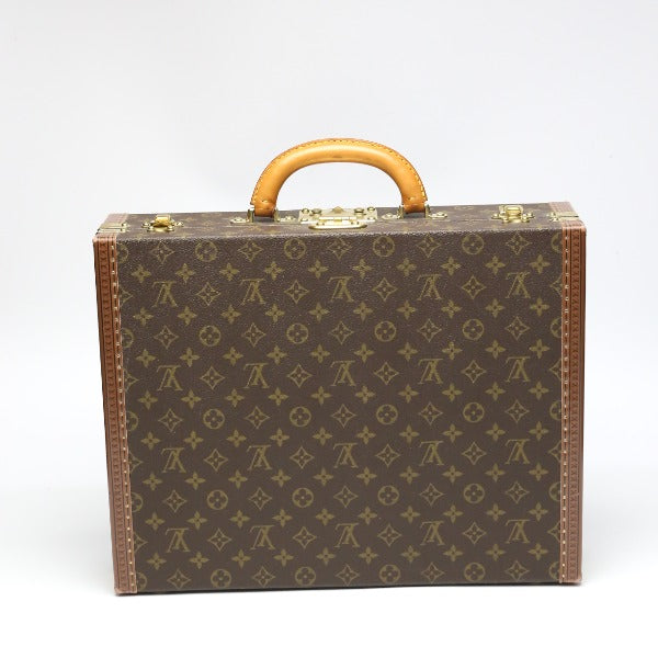 Louis Vuitton Trunk M53012 Monogram Canvas Brown Attache Case Monogram President Mens
