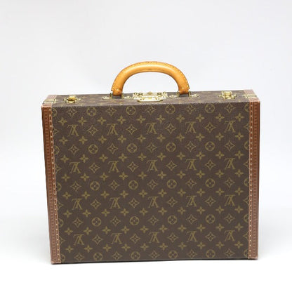 Louis Vuitton Trunk M53012 Monogram Canvas Brown Attache Case Monogram President Mens