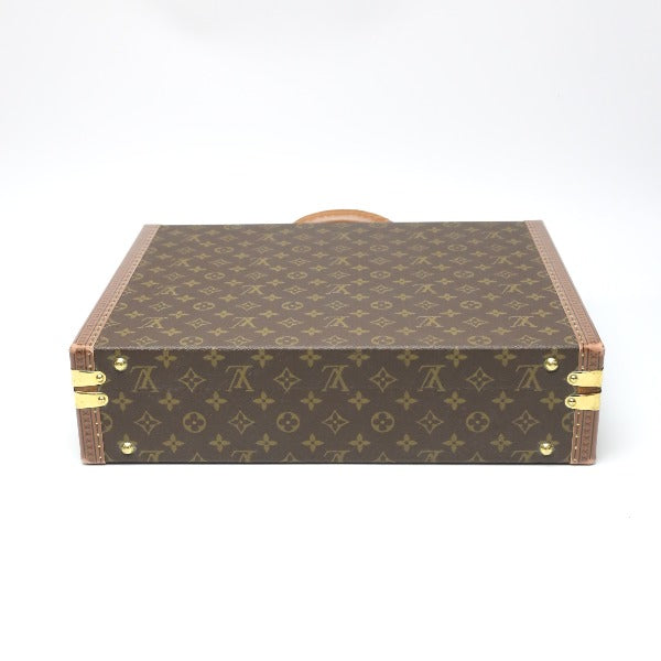 Louis Vuitton Trunk M53012 Monogram Canvas Brown Attache Case Monogram President Mens