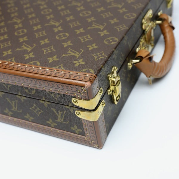Louis Vuitton Trunk M53012 Monogram Canvas Brown Attache Case Monogram President Mens