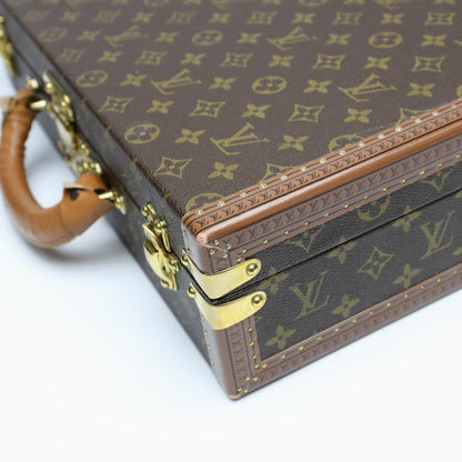 Louis Vuitton Trunk M53012 Monogram Canvas Brown Attache Case Monogram President Mens