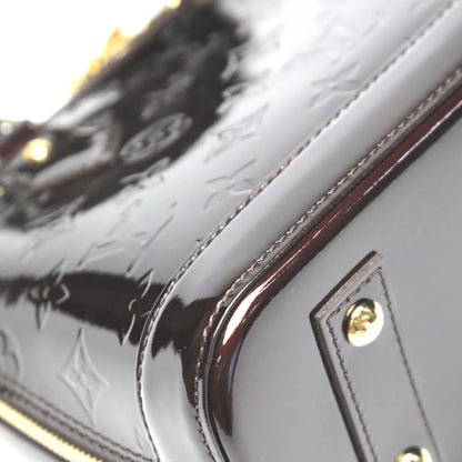 Louis Vuitton Handbag M91678 Monogram Vernis Purple 2Way Bag Monogram Alma Bb Women