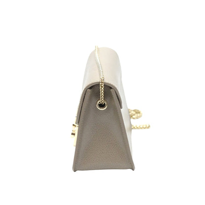 Furla Shoulder Bag G6400/S2 Leather Gurege Chainshoulder Bag Gold Metal Metropolis Women
