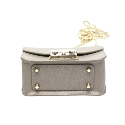 Furla Shoulder Bag G6400/S2 Leather Gurege Chainshoulder Bag Gold Metal Metropolis Women