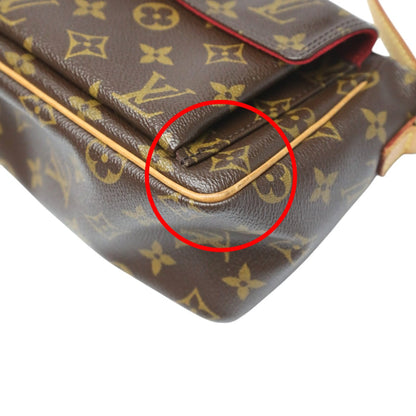 Louis Vuitton Shoulder Bag M51165 Monogram Canvas Brown Shoulder Bag Monogram Viva Cite Pm Women