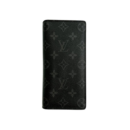 Louis Vuitton Long Wallet Purse M61697 Monogram Canvas Gray X Black Bifold Walletlong Wallet