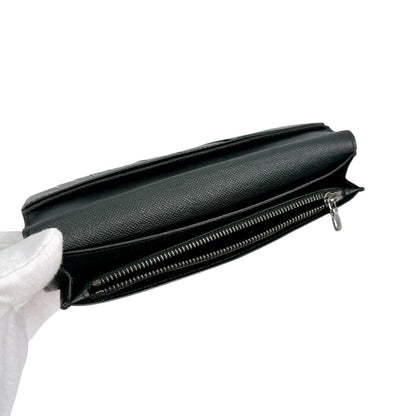 Louis Vuitton Long Wallet Purse M61697 Monogram Canvas Gray X Black Bifold Walletlong Wallet