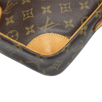 Louis Vuitton Shoulder Bag M45266 Monogram Canvas Brown Monogram Danube