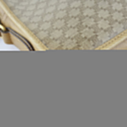 Celine Shoulder Bag Pvc Brown Macadam Women