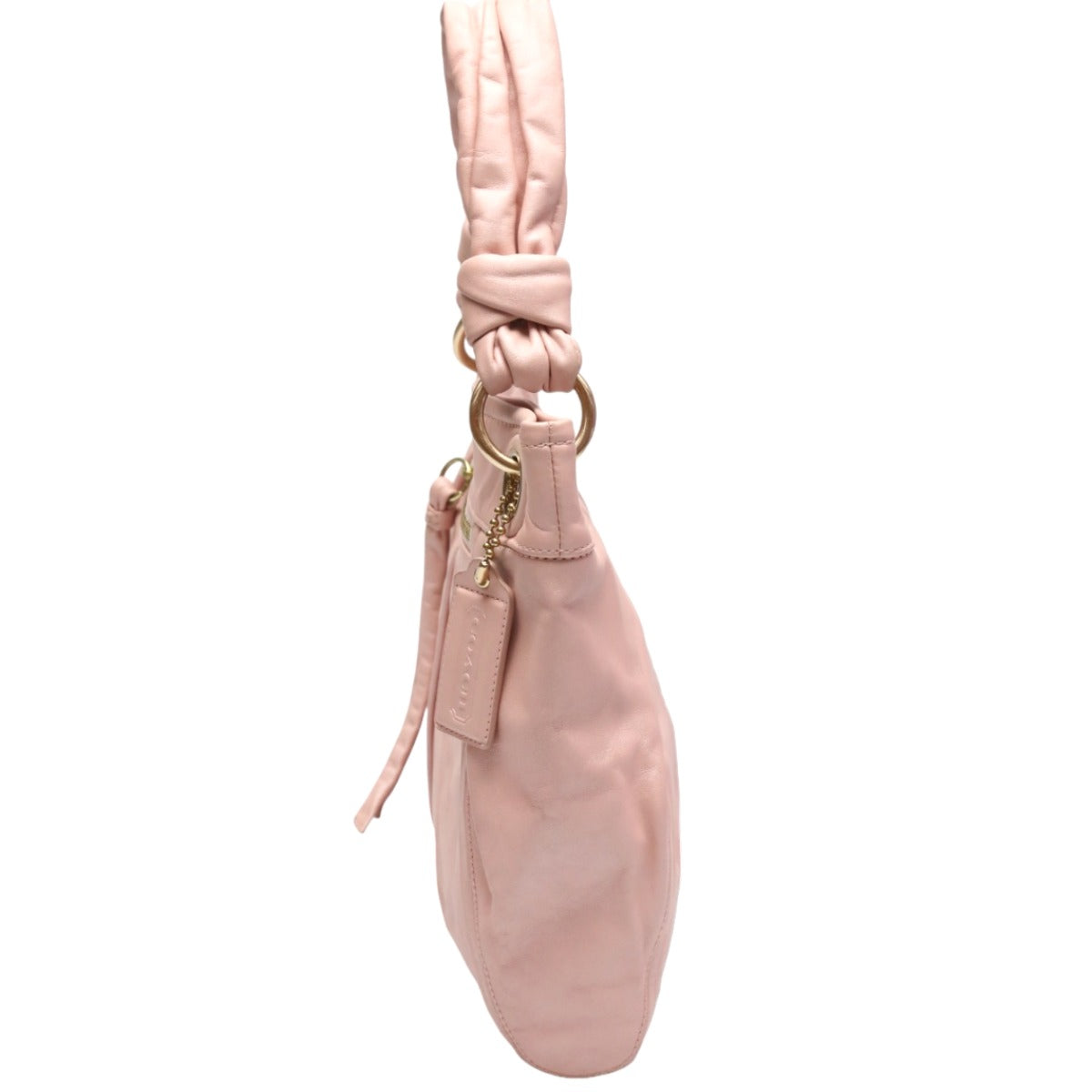 Coach Handbag 13416 Leather Pink 2Way Calfskin Back Hoodie Leather Women