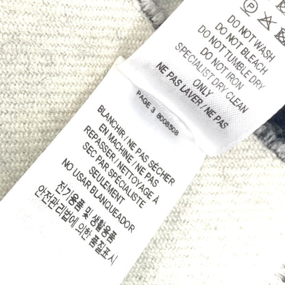 Burberry Scarf 80085081 Wool Black Fringe Scarf Mens