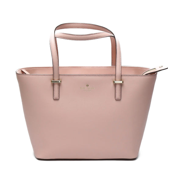 Kate Spade Tote Bag Leather Salmon Pink Display Unused Item Handbag Women