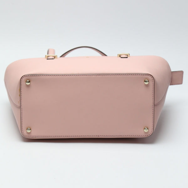 Kate Spade Tote Bag Leather Salmon Pink Display Unused Item Handbag Women