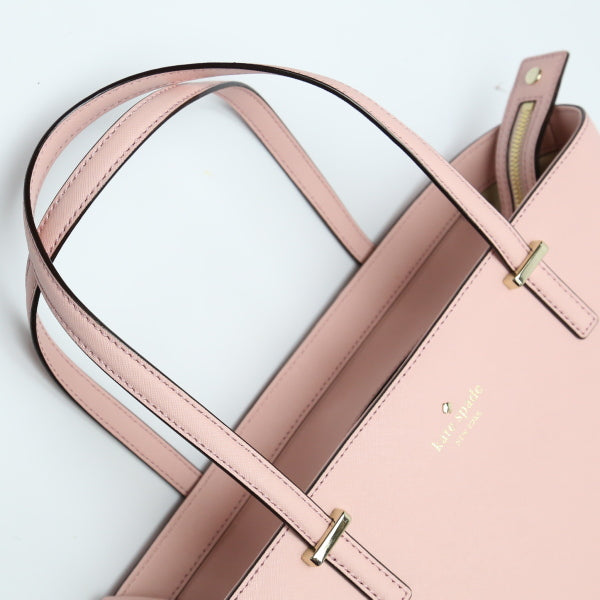 Kate Spade Tote Bag Leather Salmon Pink Display Unused Item Handbag Women