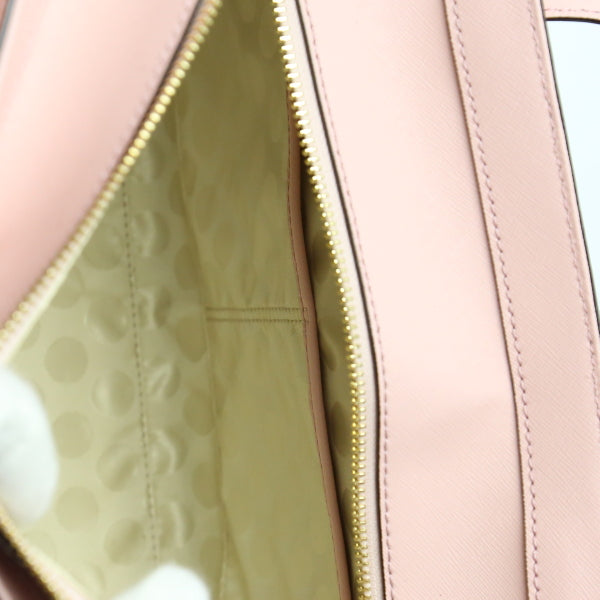 Kate Spade Tote Bag Leather Salmon Pink Display Unused Item Handbag Women