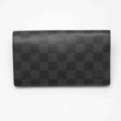 Louis Vuitton Long Wallet Purse N63116 Damier Canvas Damier Graphite Damier Graphite Portefeuille