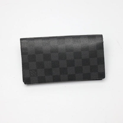 Louis Vuitton Long Wallet Purse N63116 Damier Canvas Damier Graphite Damier Graphite Portefeuille