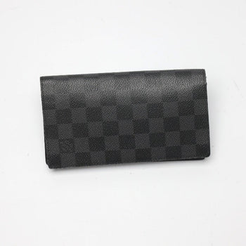 Louis Vuitton Long Wallet Purse N63116 Damier Canvas Damier Graphite Damier Graphite Portefeuille