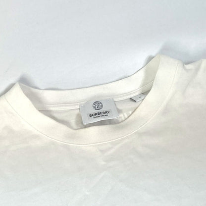 Burberry Short Sleeve T-Shirt 8037303 Cotton White Love Mens M