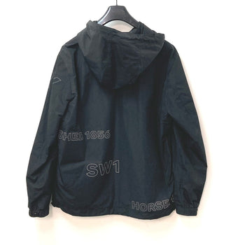 Burberry Jacket Nylon Black Outer Apparel Long Sleeve Tops Check Inside Hoodie Logo Mens K
