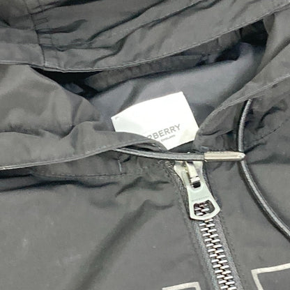 Burberry Jacket Nylon Black Outer Apparel Long Sleeve Tops Check Inside Hoodie Logo Mens K