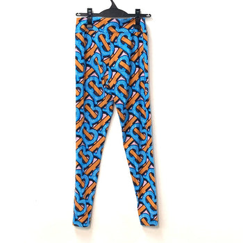 Burberry Pants 8033182 Nylon Orange Apparel Long Pants Tb Leggings Women M