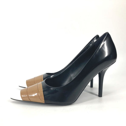 Burberry Pumps 8008584 Leather Beige Tricolor Color Women 37.5