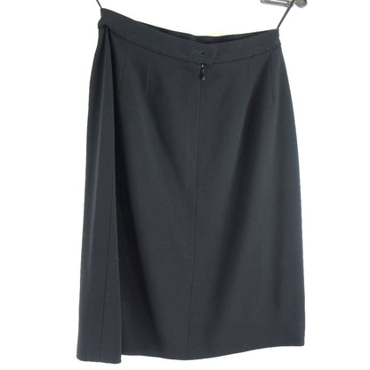 Chanel Skirt P11160V06456 Wool, Silk Black 94305 Women 38