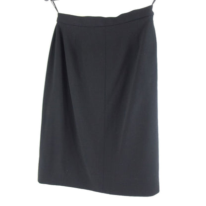 Chanel Skirt P11160V06456 Wool, Silk Black 94305 Women 38