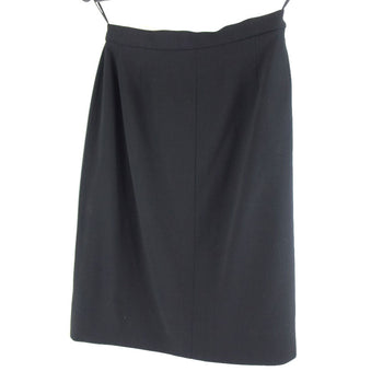 Chanel Skirt P11160V06456 Wool, Silk Black 94305 Women 38
