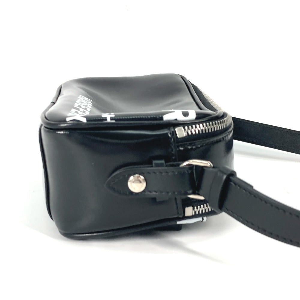 Burberry Shoulder Bag Leather Black By Color Logo Horseferry Mens