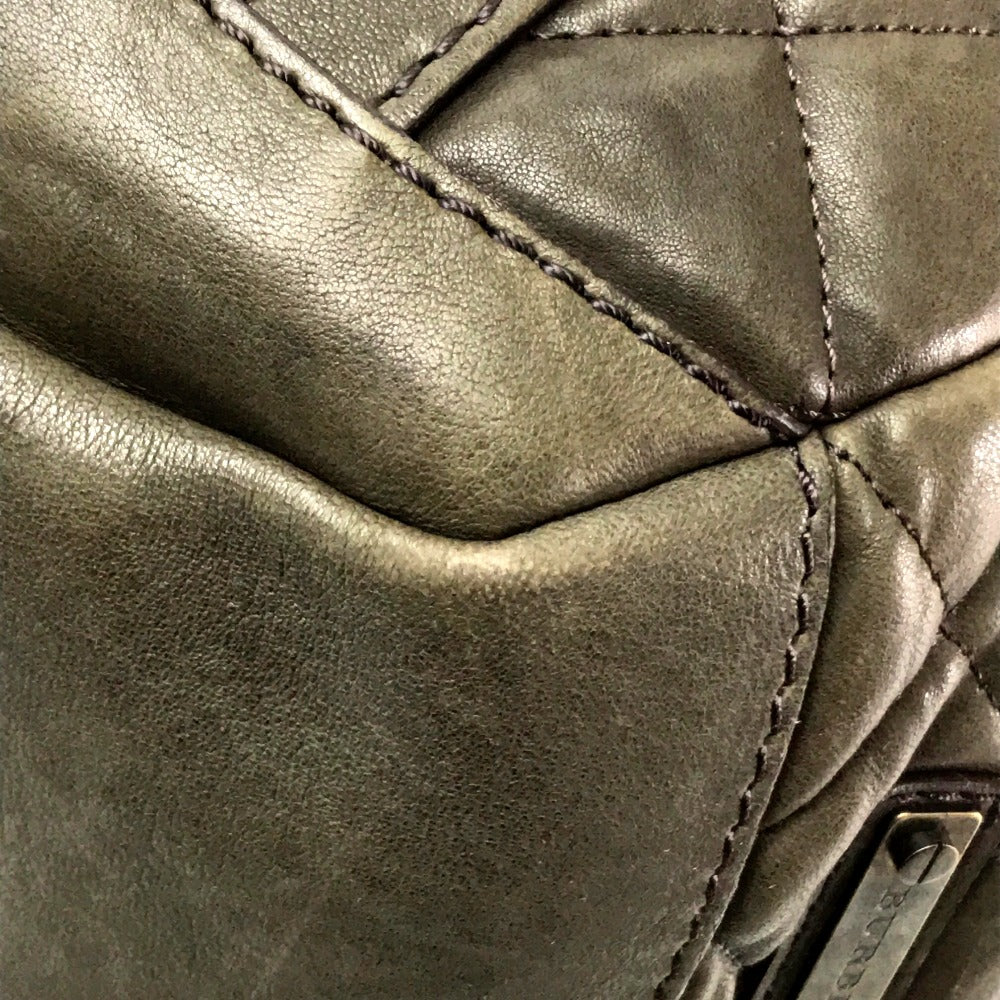 Burberry Tote Bag Lamb Leather Brown Men'S Women Quilted Leather Unisex(Unisex)