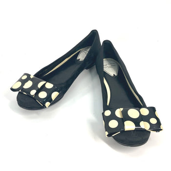 Louis Vuitton Pumps Patent Leather, Canvas Black Vernis Yayoi Kusama Collaboration Ribbon Ribbon