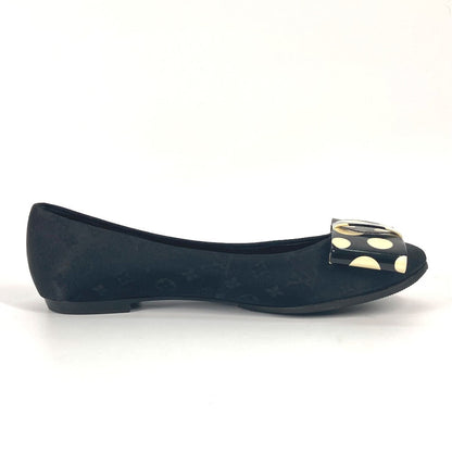 Louis Vuitton Pumps Patent Leather, Canvas Black Vernis Yayoi Kusama Collaboration Ribbon Ribbon