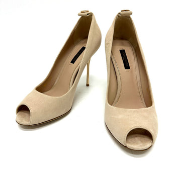 Louis Vuitton Pumps Suede Beige 37 1/2