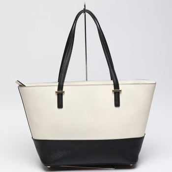 Kate Spade Tote Bag Leather Black X Cream Kate Spade Women