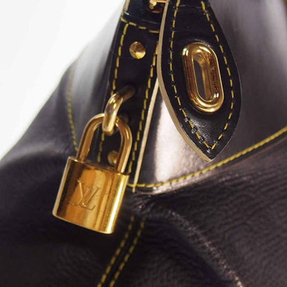Louis Vuitton Handbag M91887 Leather Noir Lockitpm Suhari Tote Bag Women(Unisex)