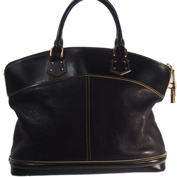 Louis Vuitton Handbag M91887 Leather Noir Lockitpm Suhari Tote Bag Women(Unisex)