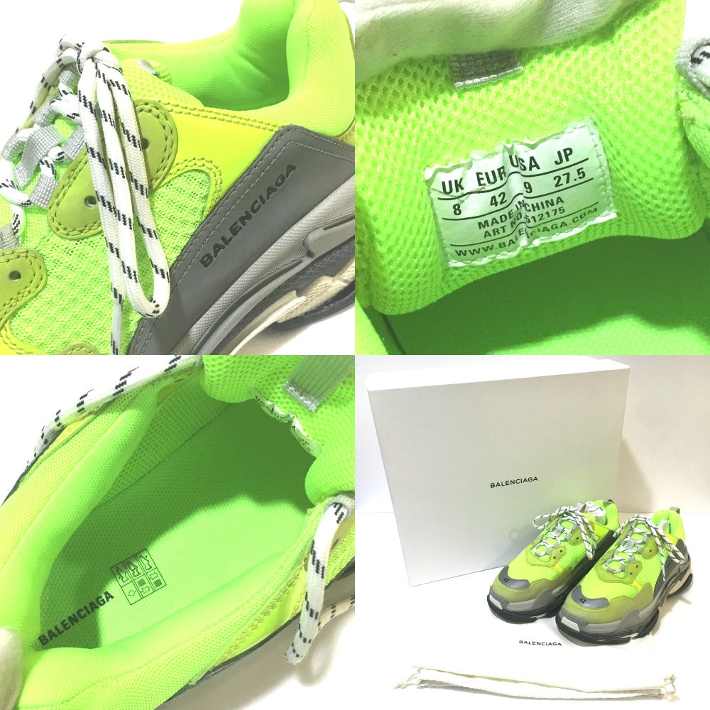 Balenciaga Sneakers Canvas Multicolor Triple S Trainer 2018Ss Triple S Shoes Processing Mens 42