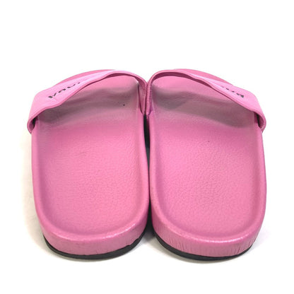 Balenciaga Sandals 517226 Leather Pink Logo Women 38