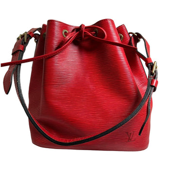 Louis Vuitton Shoulder Bag M44107 Epi Leather Castarian Red Petit Noe Epi Drawstring Type Women
