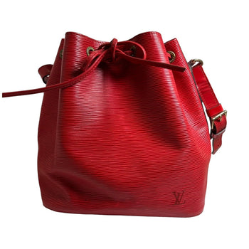 Louis Vuitton Shoulder Bag M44107 Epi Leather Castarian Red Petit Noe Epi Drawstring Type Women