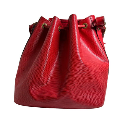 Louis Vuitton Shoulder Bag M44107 Epi Leather Castarian Red Petit Noe Epi Drawstring Type Women