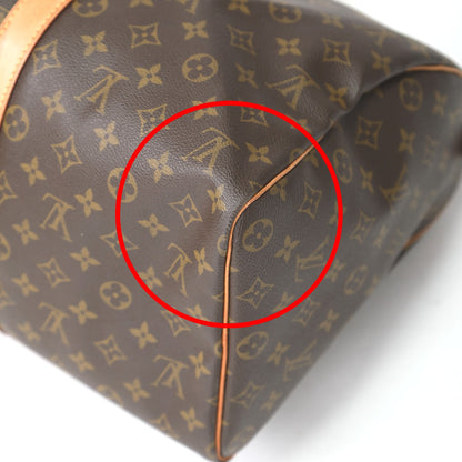 Louis Vuitton Boston Duffel Bag M41428 Monogram Canvas Brown Travel Bag Monogram Keepall 45